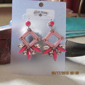 CRAZY TRAIN CLUELESS EARRINGS BRAND NEW SUPER CUTE POST EARRINGS
